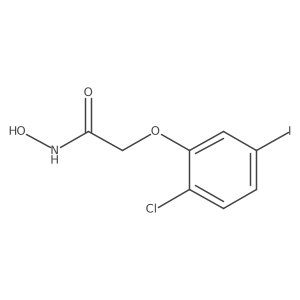 2-(2-Chloro-5-iodophenoxy)-N-hydroxyacetamide Structure