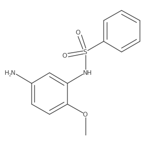 N-(5-Amino-2-methoxyphenyl)benzenesulfonamide结构式