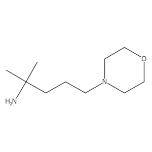 2-Methyl-5-morpholinopentan-2-amine结构式