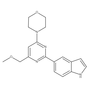 5-[4-(Methoxymethyl)-6-morpholin-4-yl-pyrimidin-2-yl]-1h-indole Structure