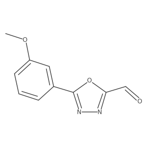 5-(3-Methoxyphenyl)-1,3,4-oxadiazole-2-carbaldehyde Structure