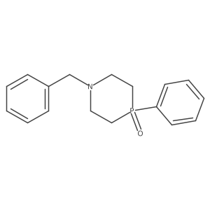 1-Benzyl-4-phenyl-1,4-azaphosphinane 4-oxide结构式