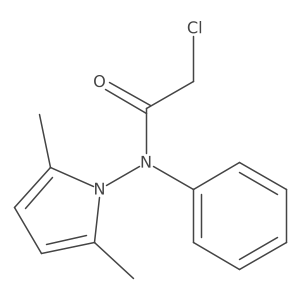 2-Chloro-N-(2,5-dimethyl-1H-pyrrol-1-yl)-N-phenylacetamide Structure