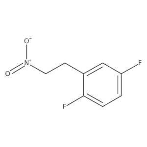 1,4-Difluoro-2-(2-nitroethyl)benzene Structure