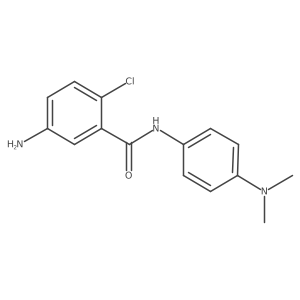 5-Amino-2-chloro-N-(4-(dimethylamino)phenyl)benzamide Structure