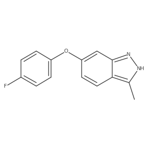 6-(4-Fluorophenoxy)-3-methyl-1h-indazole Structure