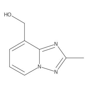 (2-Methyl[1,2,4]triazolo[1,5-a]pyridin-8-yl)methanol结构式