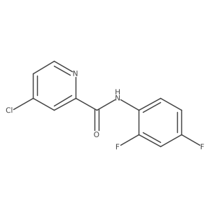4-Chloro-N-(2,4-difluorophenyl)-2-pyridinecarboxamide Structure