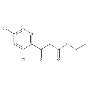 Ethyl 3-(3,5-dichloropyridin-2-yl)-3-oxopropanoate结构式