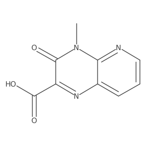 4-Methyl-3-oxo-3,4-dihydropyrido[2,3-b]pyrazine-2-carboxylic acid结构式