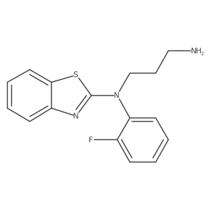 N1-2-Benzothiazolyl-N1-(2-fluorophenyl)-1,3-propanediamine Structure