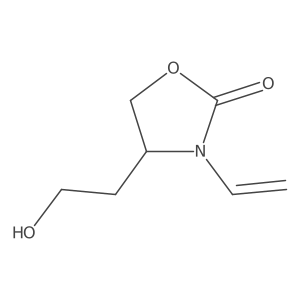 (4S)-3-Ethenyl-4-(2-hydroxyethyl)-2-oxazolidinone结构式