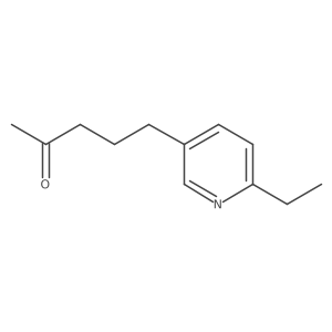 5-(6-Ethyl-3-pyridinyl)-2-pentanone Structure