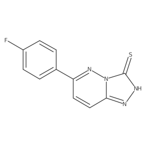 6-(4-Fluorophenyl)-[1,2,4]triazolo[4,3-b]pyridazine-3-thiol Structure