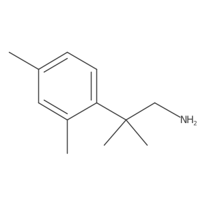 2-(2,4-Dimethylphenyl)-2-methylpropan-1-amine结构式