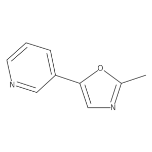 2-Methyl-5-(3-pyridyl)oxazole Structure