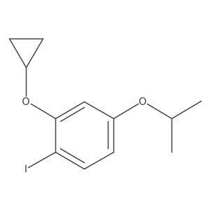 2-Cyclopropoxy-1-iodo-4-isopropoxybenzene Structure