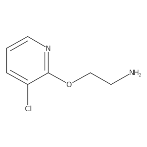 2-(2-Aminoethoxy)-3-chloropyridine结构式