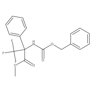 Methyl N-[(benzyloxy)carbonyl]-3,3,3-trifluoro-2-phenylalaninate Structure