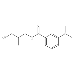 Benzamide, N-(3-amino-2-methylpropyl)-3-(dimethylamino)- Structure