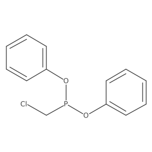 Phosphonous acid, (chloromethyl)-, diphenyl ester结构式