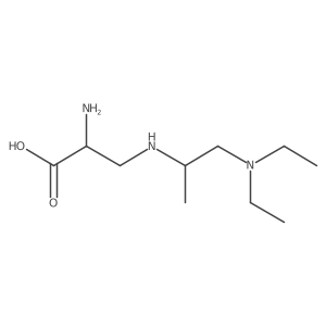 Alanine, 3-[[2-(diethylamino)-1-methylethyl]amino]-结构式
