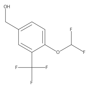 4-Difluoromethoxy-3-(trifluoromethyl)benzyl alcohol Structure