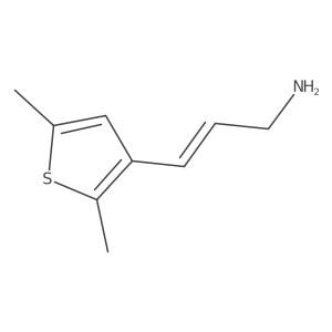 3-(2,5-Dimethylthiophen-3-yl)prop-2-en-1-amine Structure