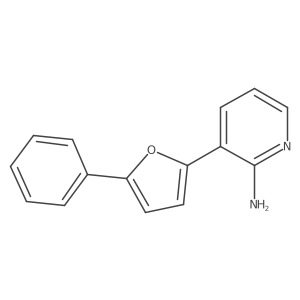 3-(5-Phenylfuran-2-yl)pyridin-2-amine Structure
