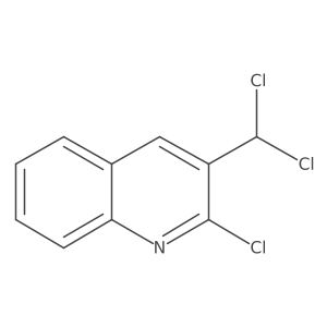 2-Chloro-3-(dichloromethyl)quinoline结构式