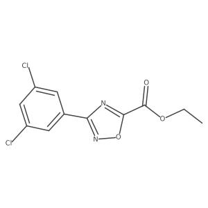 Ethyl 3-(3,5-dichlorophenyl)-1,2,4-oxadiazole-5-carboxylate Structure