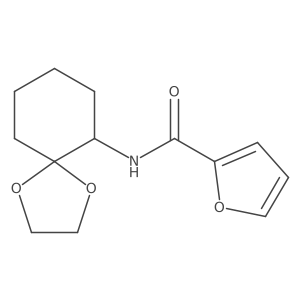 n-(1,4-Dioxaspiro[4.5]decan-6-yl)furan-2-carboxamide Structure