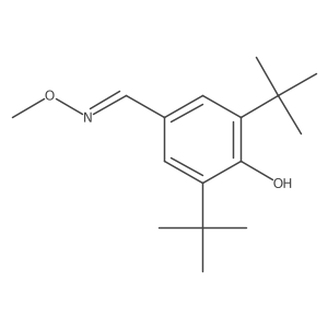2,6-Ditert-butyl-4-(methoxyiminomethyl)phenol Structure
