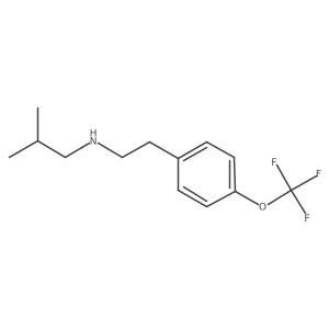 2-Methyl-N-(4-(trifluoromethoxy)phenethyl)propan-1-amine结构式