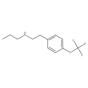 Propyl({2-[4-(trifluoromethoxy)phenyl]ethyl})amine Structure