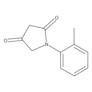 1-(2-Methylphenyl)pyrrolidine-2,4-dione Structure