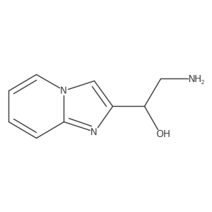 2-Amino-1-{imidazo[1,2-a]pyridin-2-yl}ethan-1-ol Structure