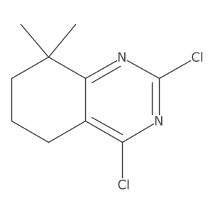 2,4-Dichloro-8,8-dimethyl-5,6,7,8-tetrahydroquinazoline Structure