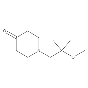 1-(2-Methoxy-2-methylpropyl)piperidin-4-one Structure