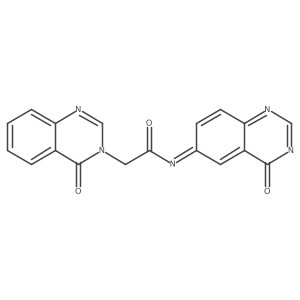 2-(4-oxoquinazolin-3-yl)-N-(4-oxoquinazolin-6-ylidene)acetamide Structure