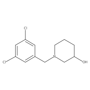 1-(3,5-Dichlorobenzyl)piperidin-3-ol结构式