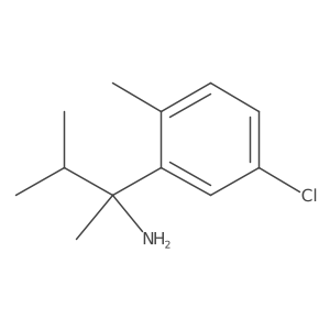 Benzenemethanamine, 5-chloro-I+/-,2-dimethyl-I+/--(1-methylethyl)-结构式