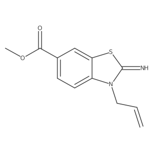 Methyl 2-imino-3-(prop-2-en-1-yl)-2,3-dihydro-1,3-benzothiazole-6-carboxylate Structure