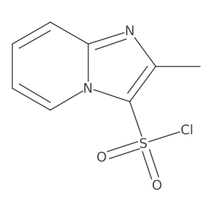 2-Methylimidazo[1,2-a]pyridine-3-sulfonyl chloride Structure