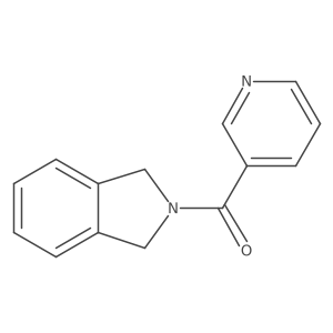 Isoindolin-2-yl(pyridin-3-yl)methanone Structure
