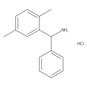 (2,5-Dimethylphenyl)(phenyl)methanamine hydrochloride Structure