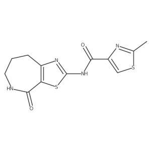 2-methyl-N-(4-oxo-5,6,7,8-tetrahydro-4H-thiazolo[5,4-c]azepin-2-yl)thiazole-4-carboxamide Structure