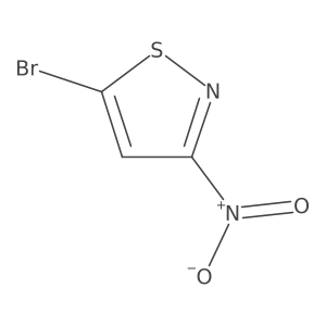 5-Bromo-3-nitroisothiazole结构式