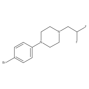 1-(4-Bromophenyl)-4-(2,2-difluoroethyl)piperazine结构式