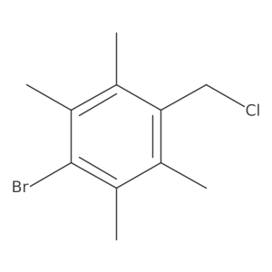 1-Bromo-4-(chloromethyl)-2,3,5,6-tetramethylbenzene Structure